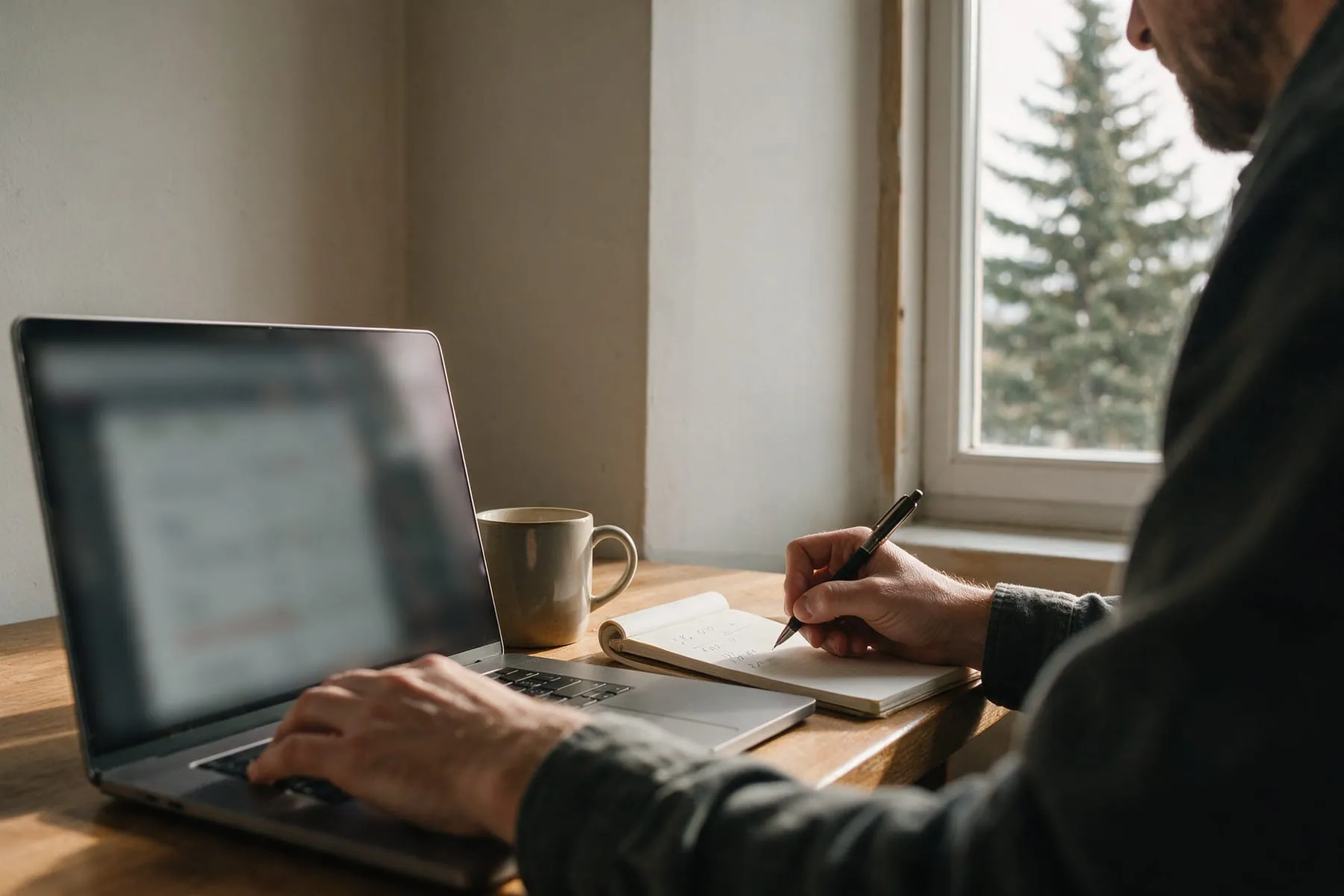Business owner planning a monthly Google Ads budget