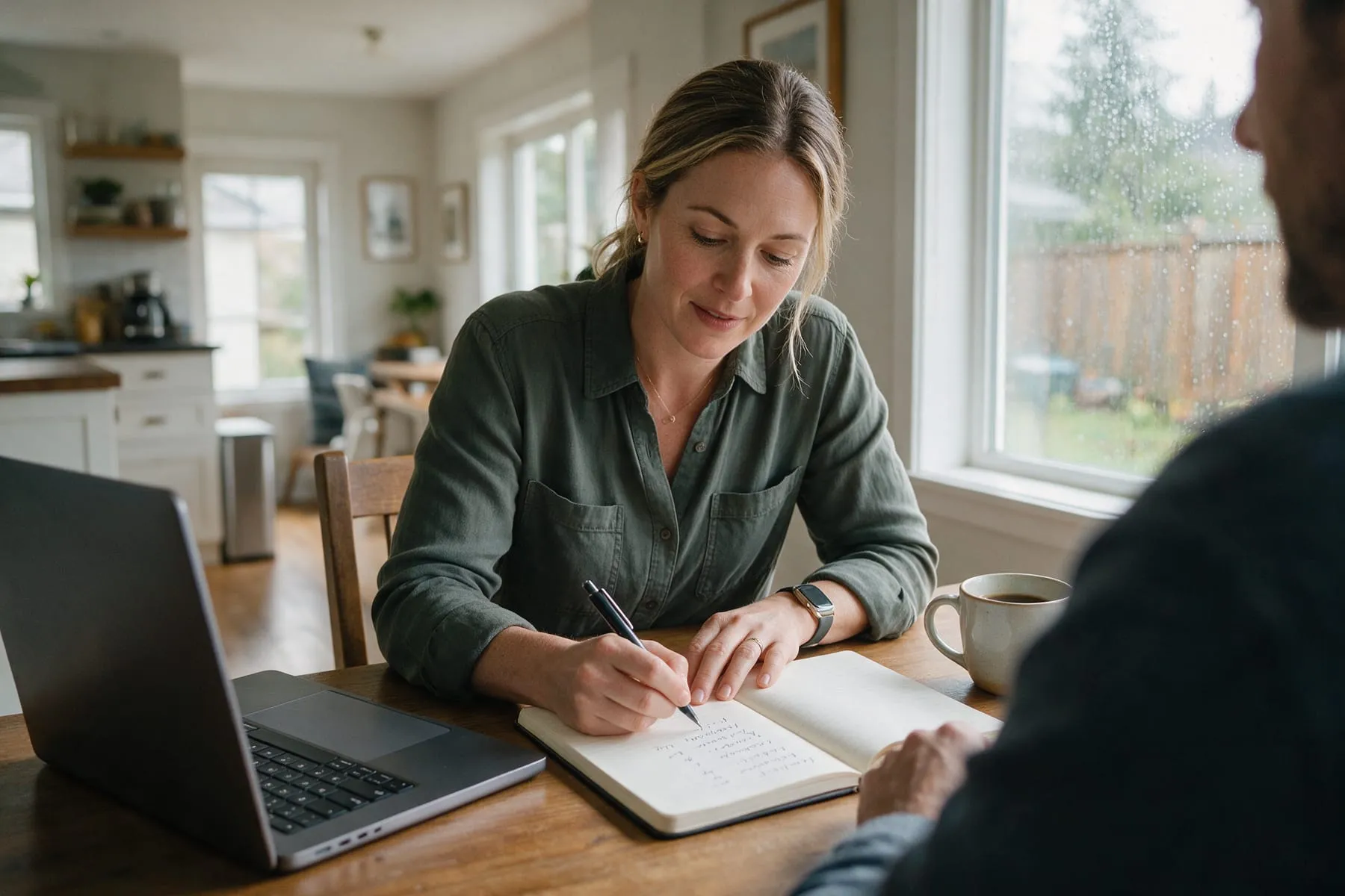 Realtor planning real estate lead generation sources at a desk